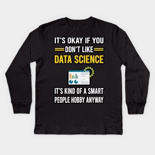 Smart People Hobby Data Science Kids Long Sleeve T-Shirt